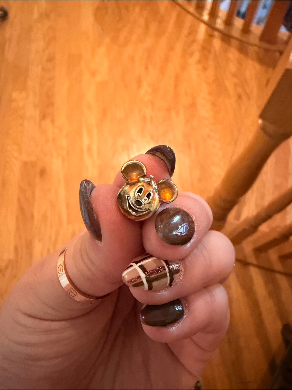 Pandora Mickey Pumpkin Charm